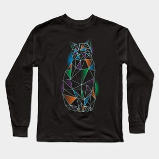 Polygonal cat Long Sleeve T-Shirt